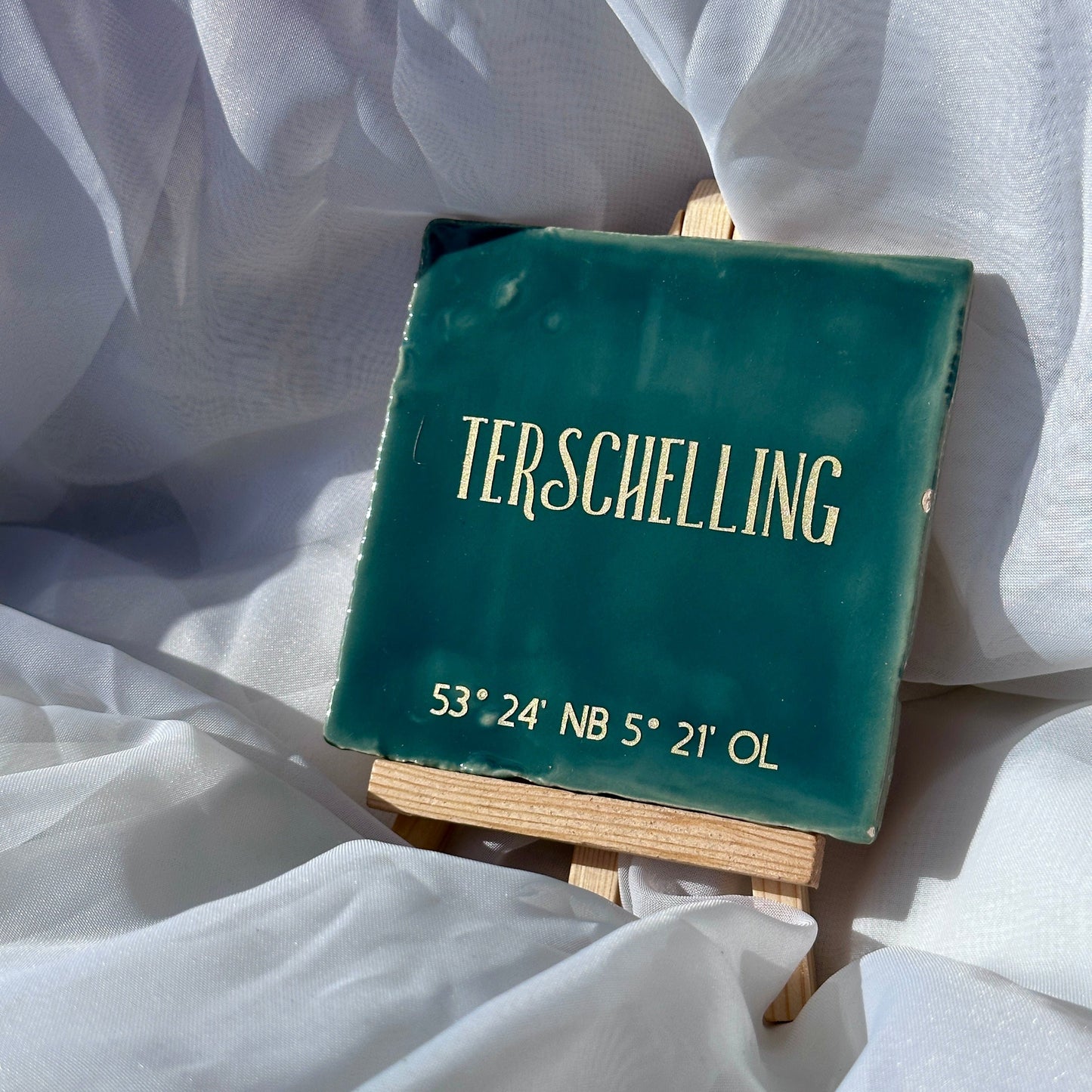 Tegeltje - Terschelling coördinaten