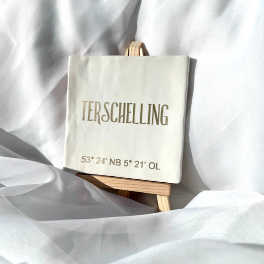 Tegeltje - Terschelling coördinaten